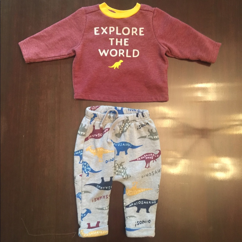 Old Navy Baby Boy Dino Explorer Set Size 3-6 month